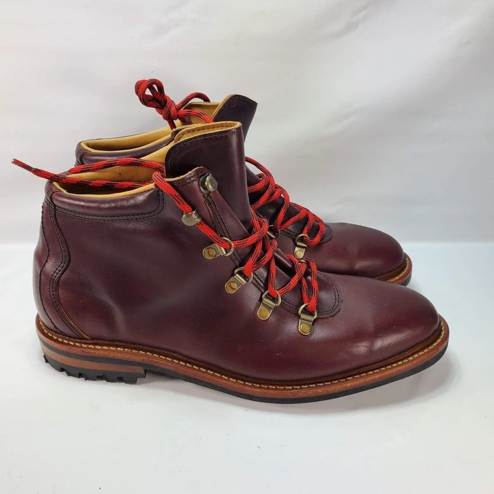 Oak Street Bootmakers Summit Boot Red Chromexcel Size 10.5 FACTORY‎ SECONDS